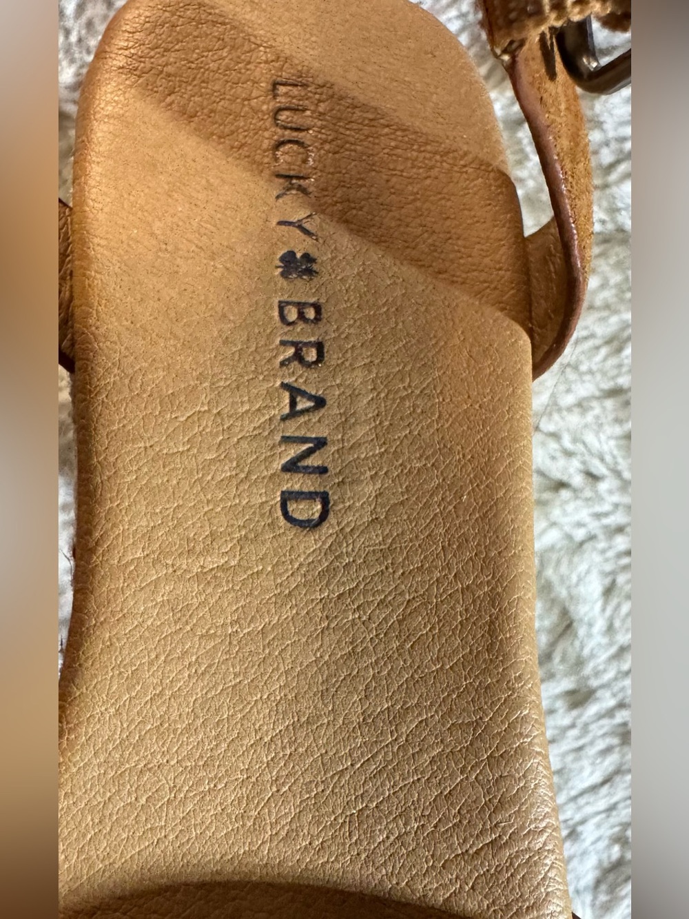 Lucky Brand LK-Neveah  Espadrille Wedge Sandals - Tan Women’s size 8 - Picture 10 of 10